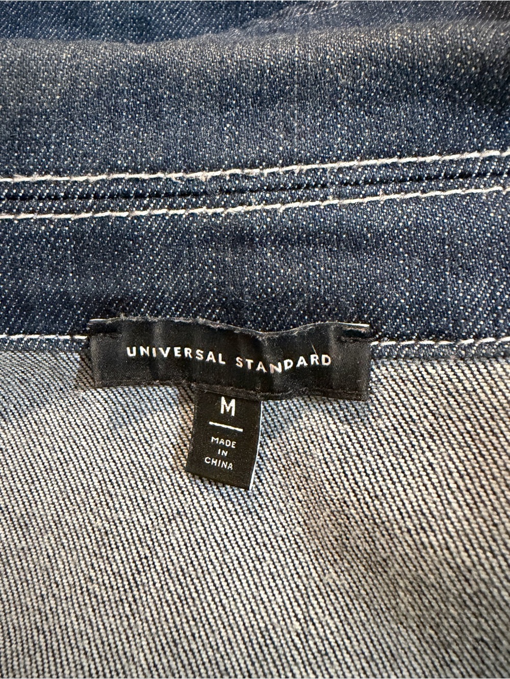 Universal Standard Kelsey Dark Indigo Denim Jacket M (18-20)